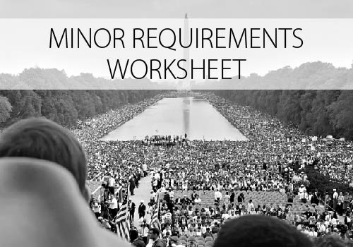 Minor Requirements Worksheet